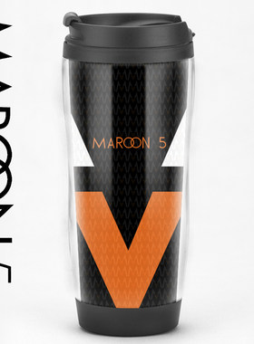 Maroon 5纪念品魔力红乐队亚当莱文周边同款欧美海报礼品水杯子