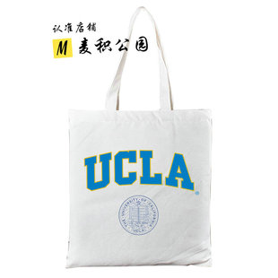 美国大学帆布包 加州大学洛杉矶分校UCLA西北大学纪念品帆布袋子