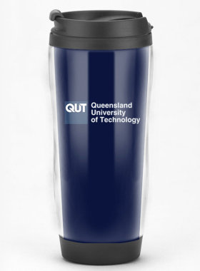 昆士兰科技大学QUT纪念品咖啡杯定制澳洲名校周边水杯子
