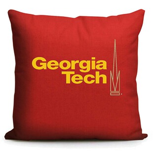 美国名校礼品 佐治亚理工学院纪念品抱枕Georgia Tech周边靠枕