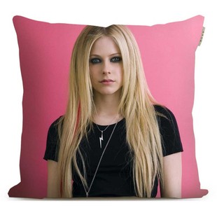 艾薇儿Avril欧美流行音乐明星周边粉丝纪念品沙发装 饰抱枕