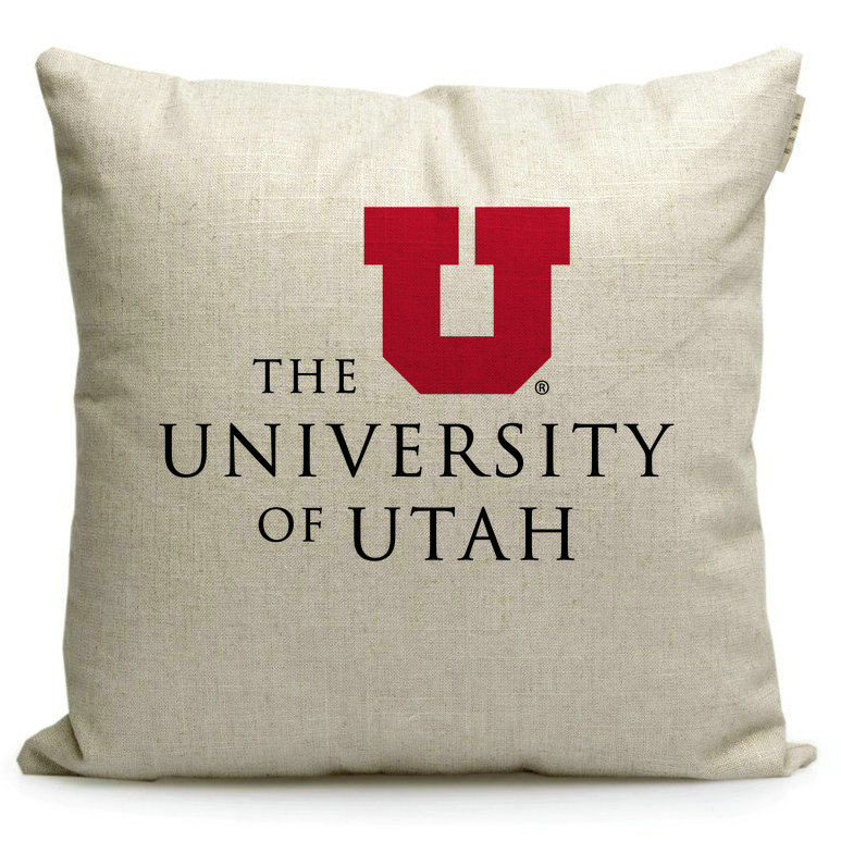 犹他大学the university of utah纪念品周边美国名校沙发靠垫抱枕