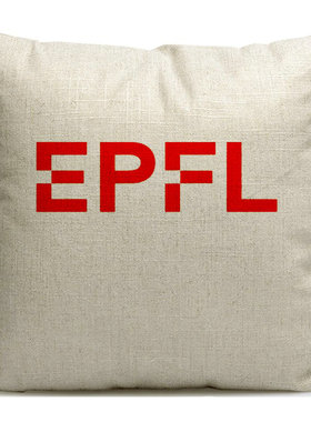 洛桑联邦理工学院周边纪念品沙发靠枕瑞士EPFL定制棉麻靠垫抱枕