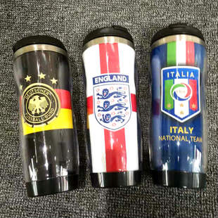2022卡塔尔足球周边英格兰国家队球迷纪念品小礼品咖啡杯水杯子