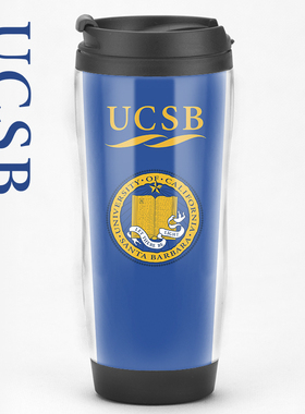 UCSB加州大学圣塔芭芭拉分校周边定制美国名校纪念品水杯子咖啡杯