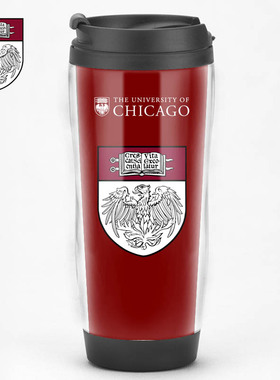 美国芝加哥大学University of Chicago周边纪念品定制校徽水杯子