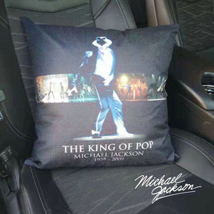MJ迈克尔杰克逊周边抱枕音乐主题沙发靠枕
