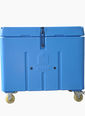 干冰储存箱专用超大容量320L滚塑保温冷藏耐负80度低温带轮子清洗