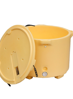 630L圆形大容量滚塑箱冰块保温食品冷链虾鱿鱼浸泡发泡搅拌桶加工