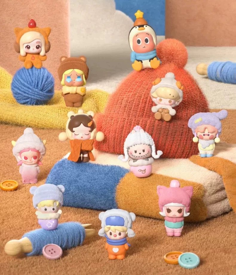 新品【毛绒绒 暖呼呼系列】泡泡玛特毛绒绒暖呼呼系列萌粒盲袋