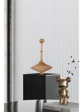 创意实木工艺品酒店装饰品摆件样板房客厅玄关软装抽象木雕艺术品