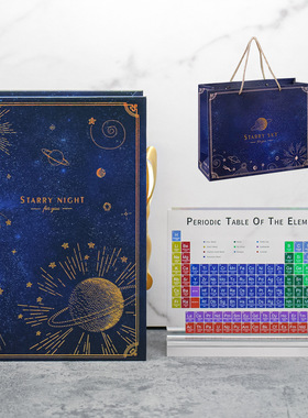 元素周期表高清彩色UV印刷元素表毕业生日礼物科普亚克力桌面摆件