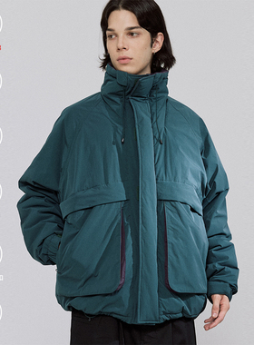 TBALLER 2024新款立领户外夹克棉服潮牌防风防水山系户外oversize