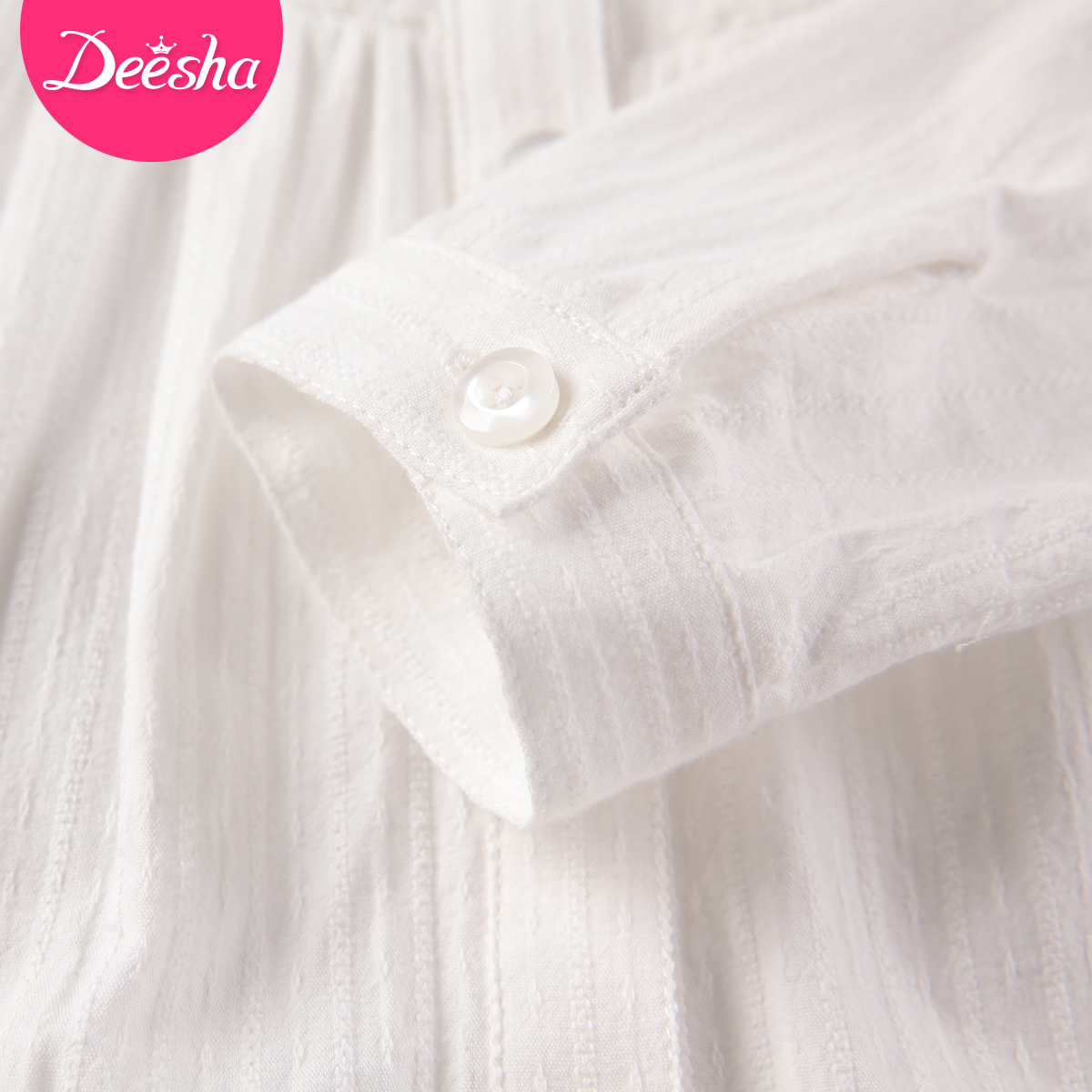 Chemise fille DEESHA à manche longue - Ref 2084431 Image 4