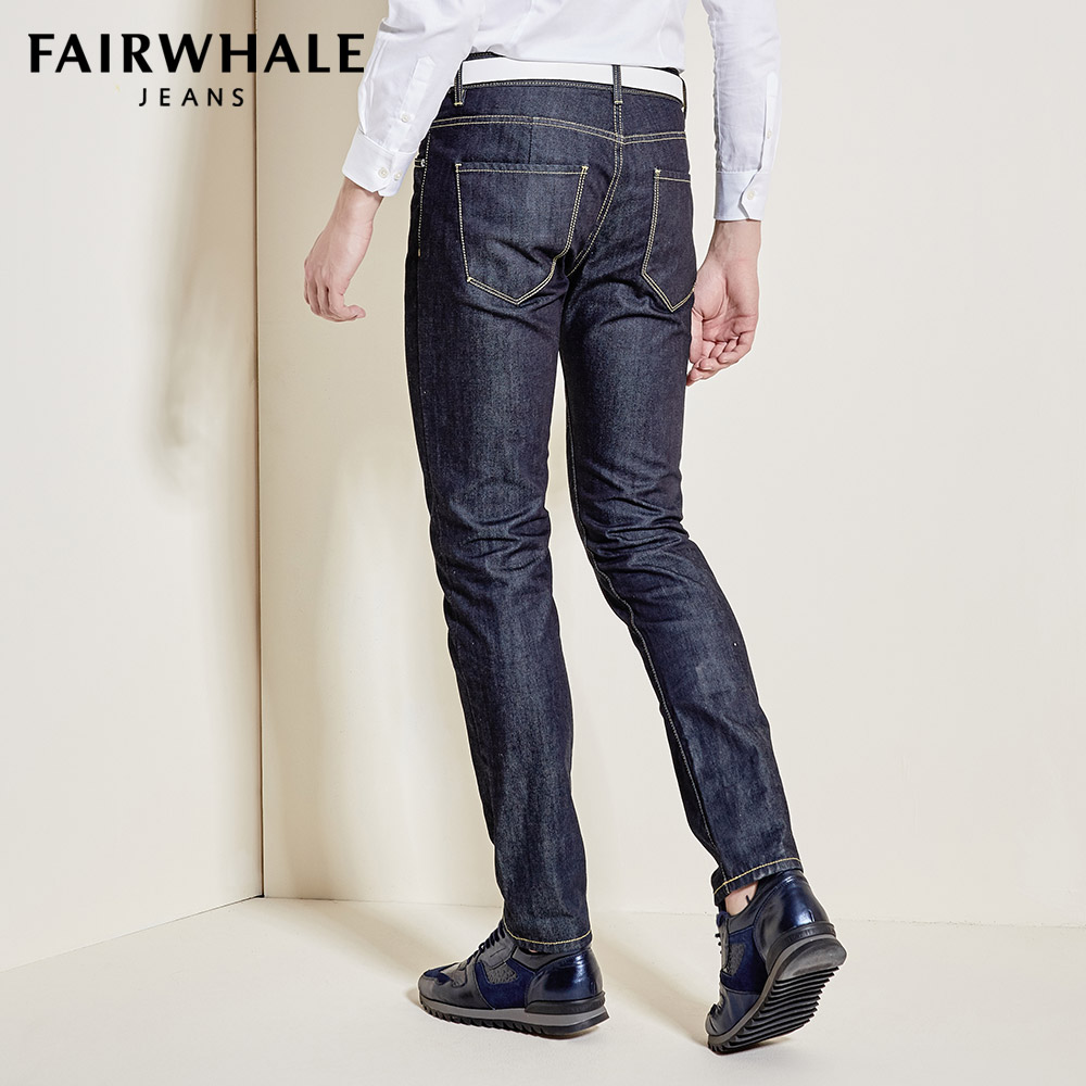 Jeans pour jeunesse pieds Slim MARK FAIRWHALE 100% coton pour automne - Ref 1480895 Image 2