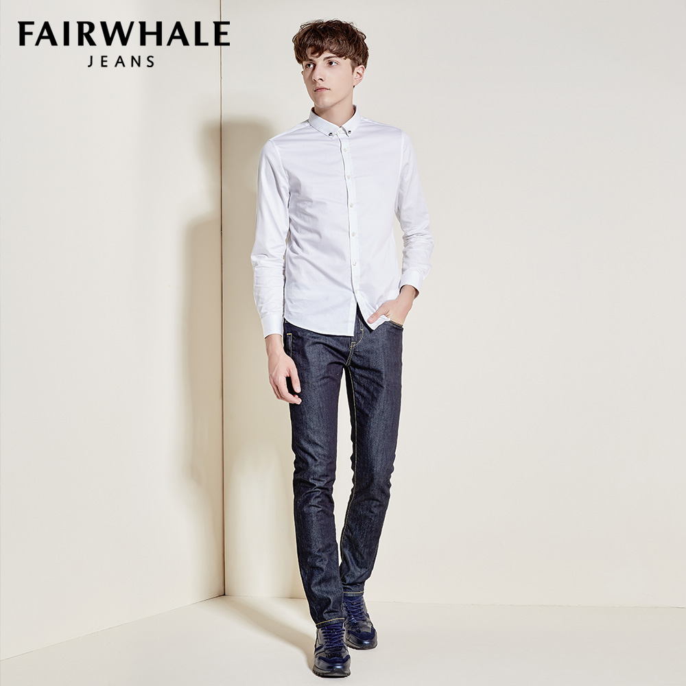 Jeans pour jeunesse pieds Slim MARK FAIRWHALE 100% coton pour automne - Ref 1480895 Image 3