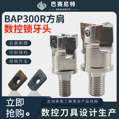 BAP300R/400R锁牙头螺牙抗震刀头
