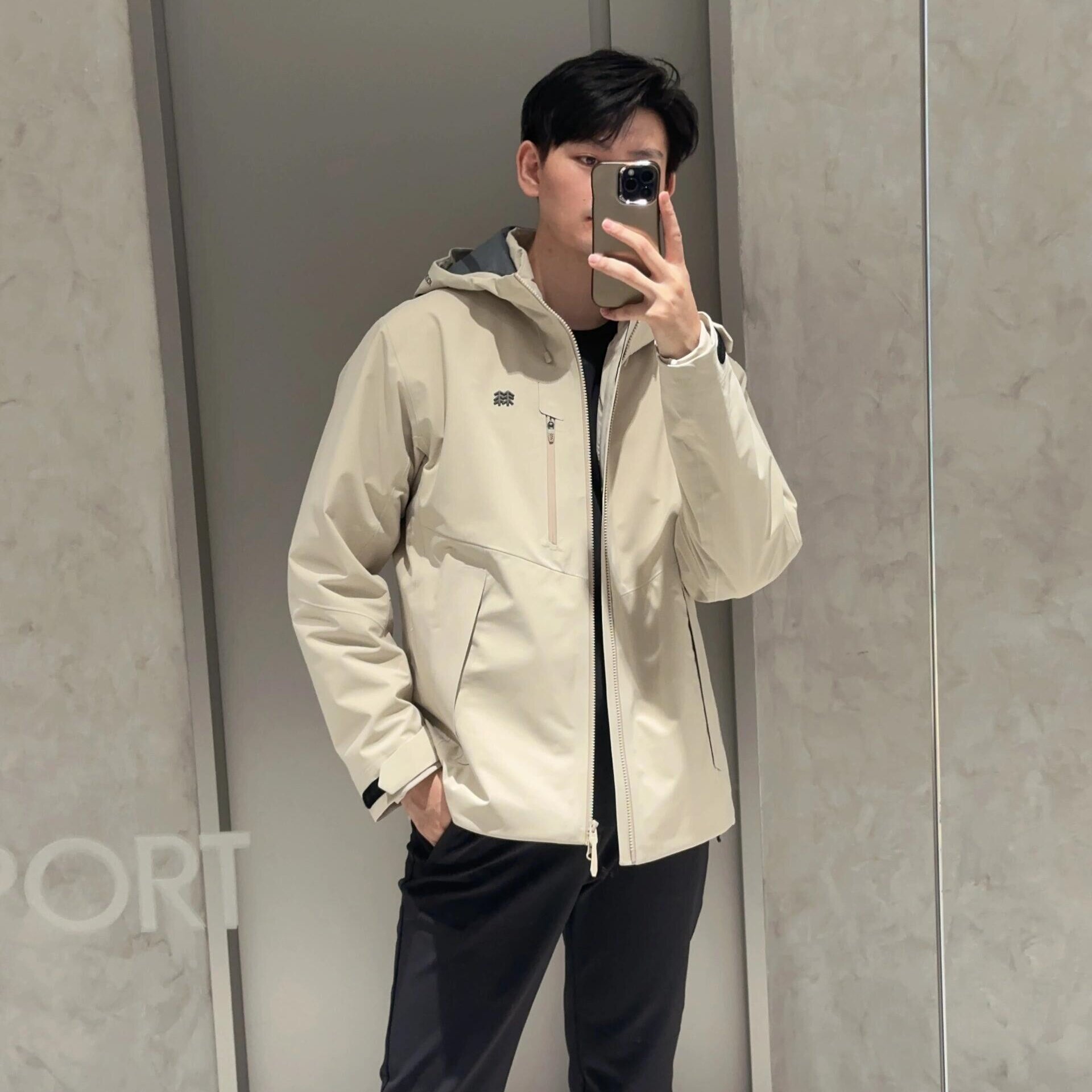 韩国直邮秋冬户外防风男士外套