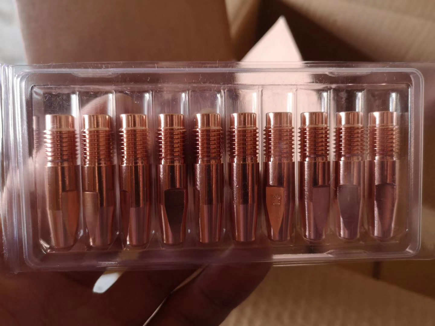 福尼斯m6*33长 m8*35长 m10*40长导电嘴 0.8-1.