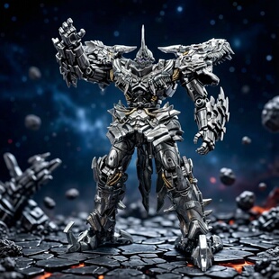 百微TW-1101B钢索领主变5电影版SS钢索霸王 恐龙变形玩具