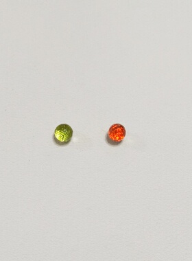 可爱甜美糖果透明球球圆珠磁铁耳钉无耳洞磁吸耳饰精致饰品少女