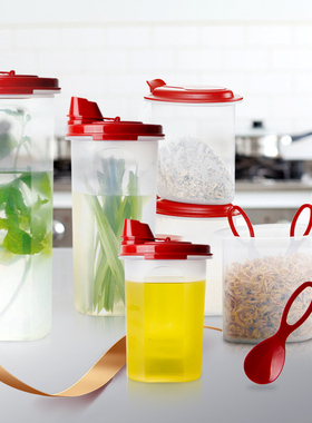 特百惠乐厨6宝650/890ml油壶大嘴蛙厨房官方塑料调味盒主推正品店