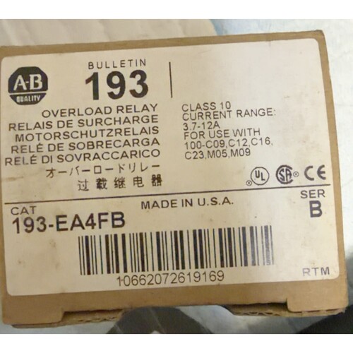 AB罗克韦尔193-EA4FB过载继电器