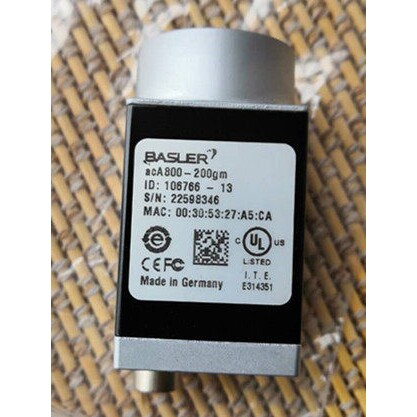 德国BASLER acA800-200gm 高清黑白像素 GigE 千兆网工业视觉相机