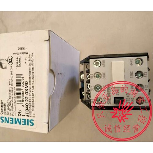 3TB40 22-0XM0西门子交流接触器AC220V原装3TB4022-1X直流接触器