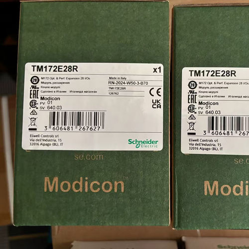 TM172E28R施耐德暖通空调控制可编程控制器扩展模块28点全新原装