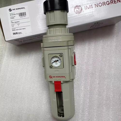全新B49G-4GK-SW1-RMG,诺冠Norgren,滤减压阀,G1/2'螺纹(半自动排