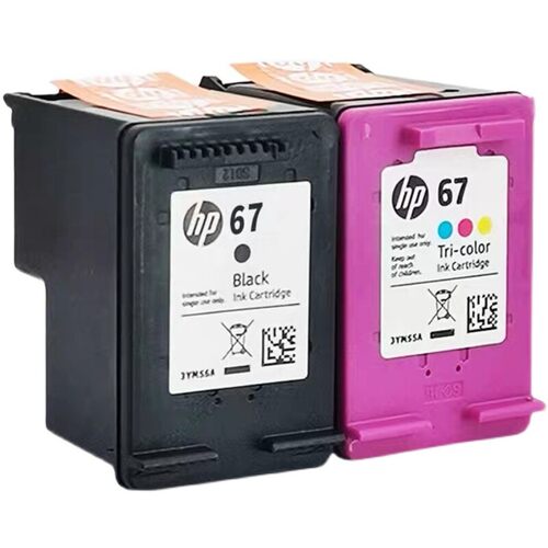 适用惠普HP67XL墨盒2723 2721 2700 6020 6052 6055 6420打印机墨