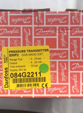 DANFOSS  084G2211EMP2 0-16bar G3/8 0-16bar