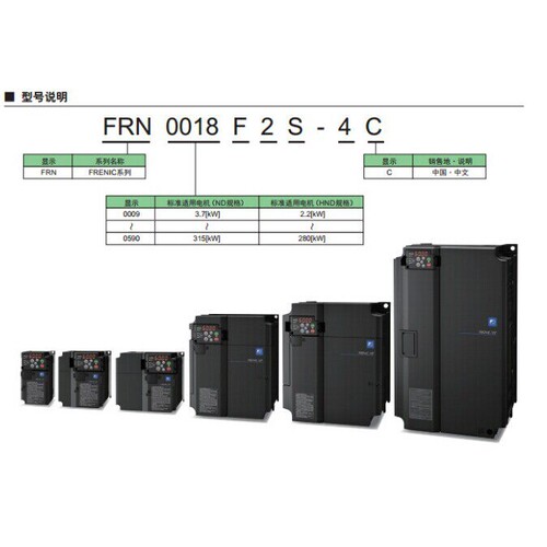 富士变频器|FRN0072F2S-4C|FRN0085F2S-4C|37 45KW380V风机水泵