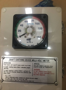 SHAFT EARTHING DEVICE MILLI-VOLT METER K.C.LTD 议价