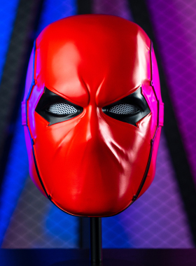 Red Hood红头罩Batman罗宾面罩万圣节头盔哥谭红帽火魔头盔蝙蝠侠