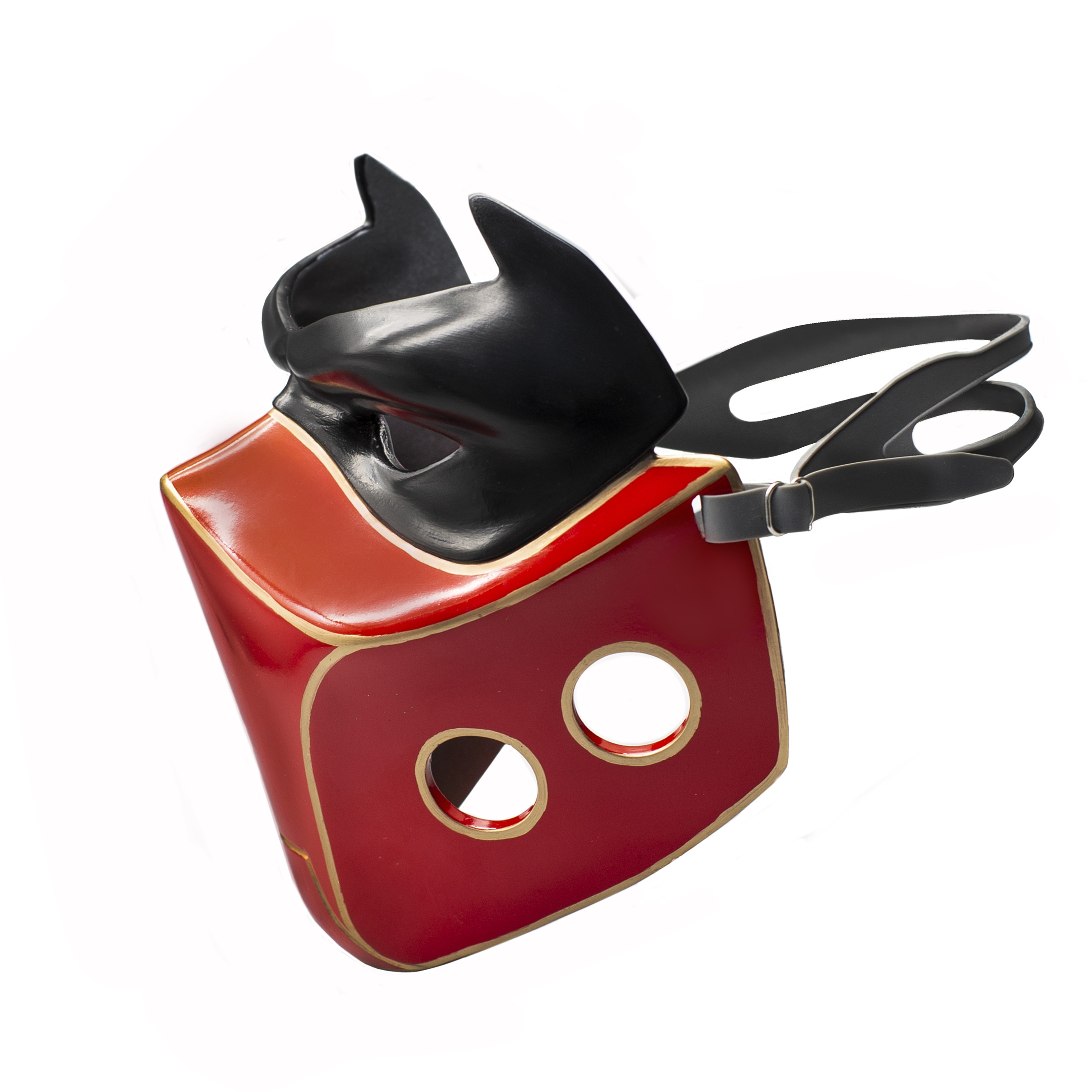 红帽火魔头盔罗宾面罩蝙蝠侠漫咔