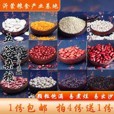 【买四送一】五谷杂粮红豆黄豆打豆浆豆浆现磨豆浆荞麦养生粗粮
