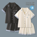 情侣家居服套装 〖奶酷小猫爪〗睡衣女款 凉感纯棉新款 夏薄款 男 短袖