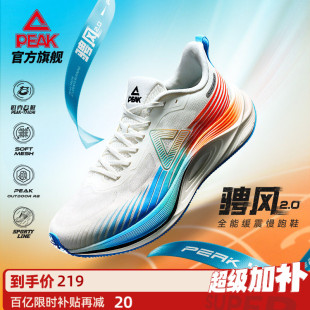 匹克态极骋风2.0跑步鞋 子 男女减震耐磨青少年中考体测训练运动鞋