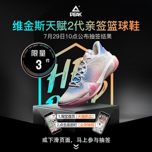 專業(yè)運動鞋 男實戰(zhàn)透氣球鞋 匹克態(tài)極維金斯天賦2代親筆簽名籃球鞋