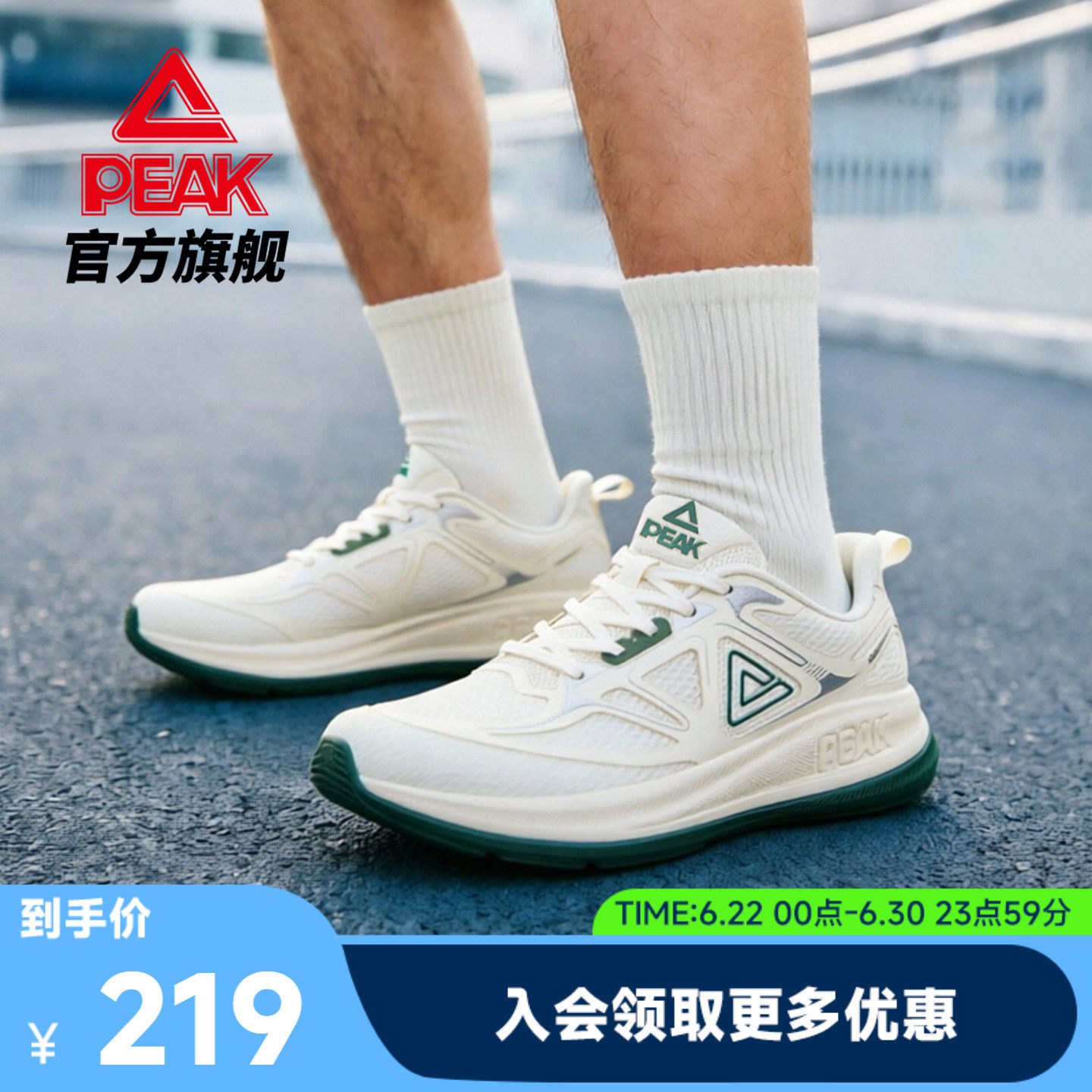 匹克态极24小时 | 运动鞋男鞋跑步鞋软底减震夏季透气网面慢跑鞋