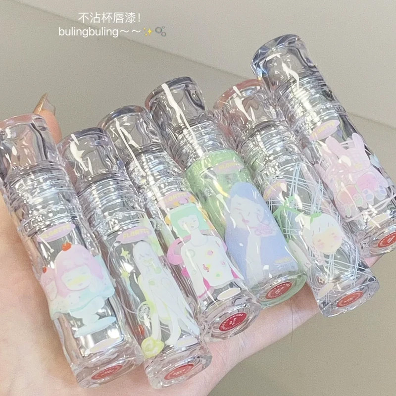 flortte花洛莉亚唇漆女生宿舍水光镜面唇釉不易沾杯口红落利