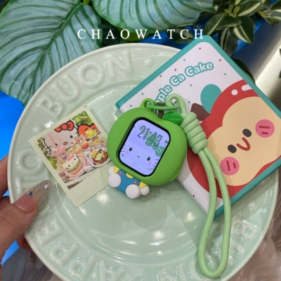 青苹果kitty挂绳式适用于苹果手表s11保护壳iwatchs9876s10代se软