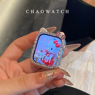 kt凯蒂猫适用于华为手表fit4保护壳3手环1098红米watch65小米9pro