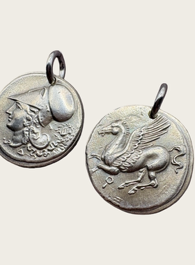 马年小飞马战神雅典娜本命年吊坠