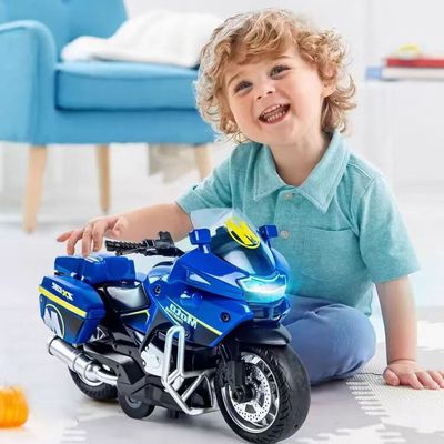 摩托车铁骑警车合金仿真赛车二轮