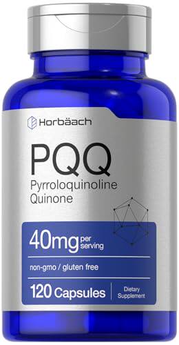 美国Horbaach PQQ补充剂吡咯喹啉醌40mg120个胶囊