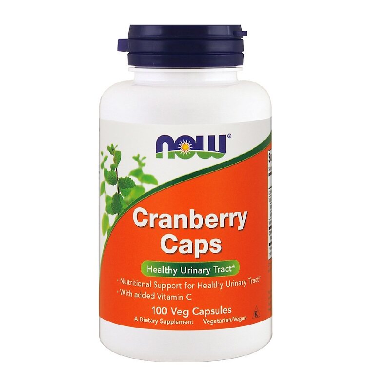 现货美国Now Foods 高浓缩蔓越莓胶囊Cranberry泌尿道700mg100粒