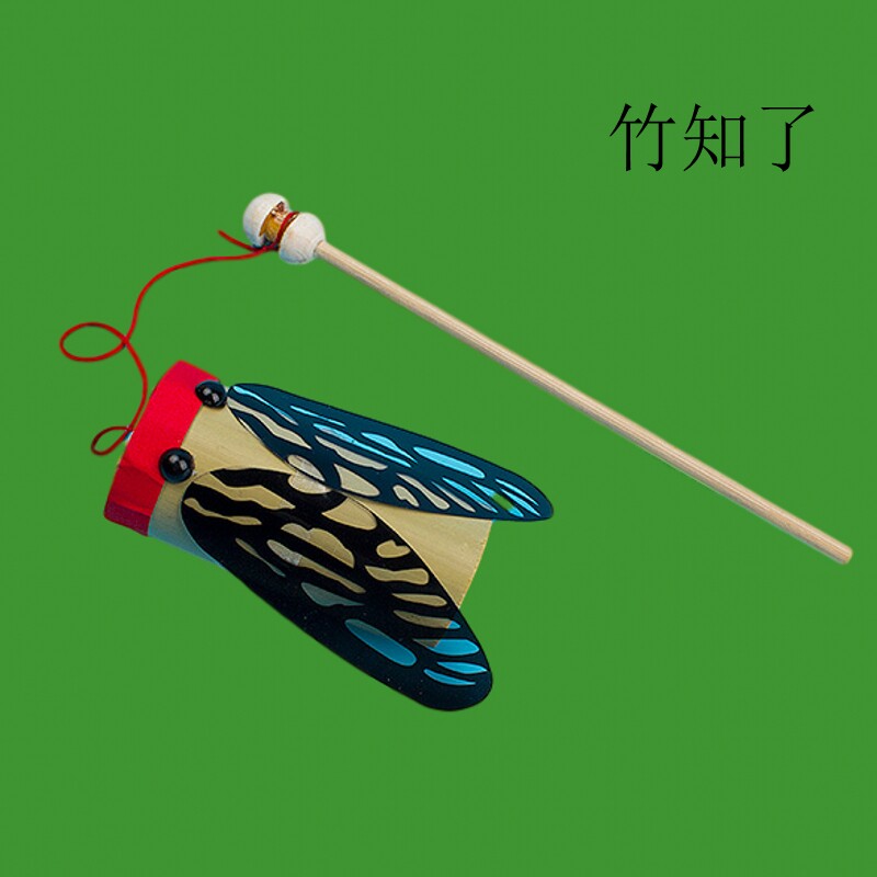 大号diy竹制竹知了竹禅手工小制作益智玩具小学生幼儿园发声原理